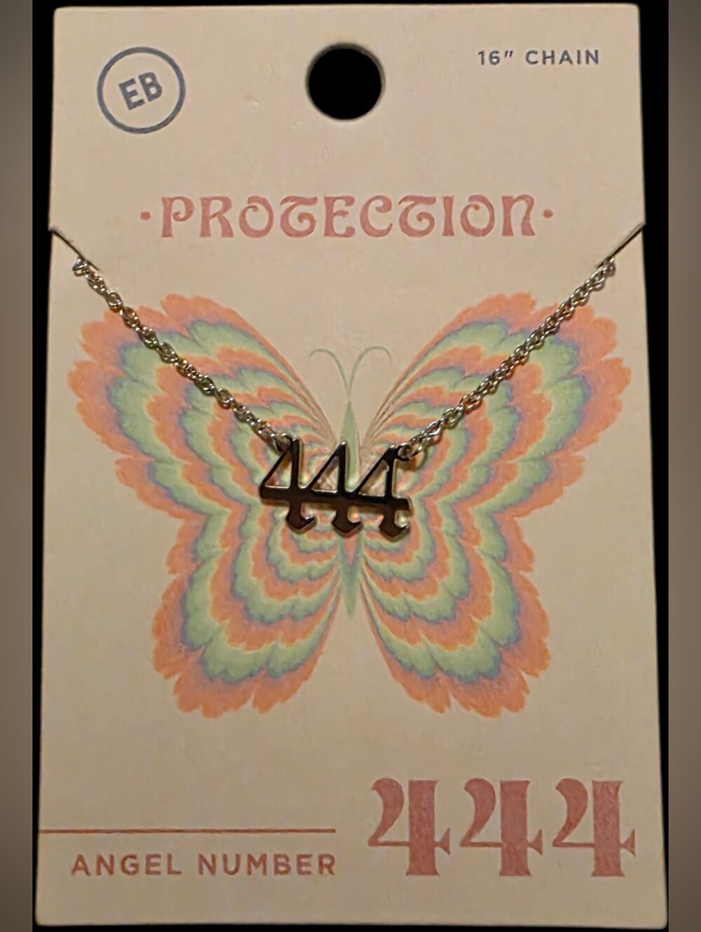 "Protection" 444 Angel Number Necklace